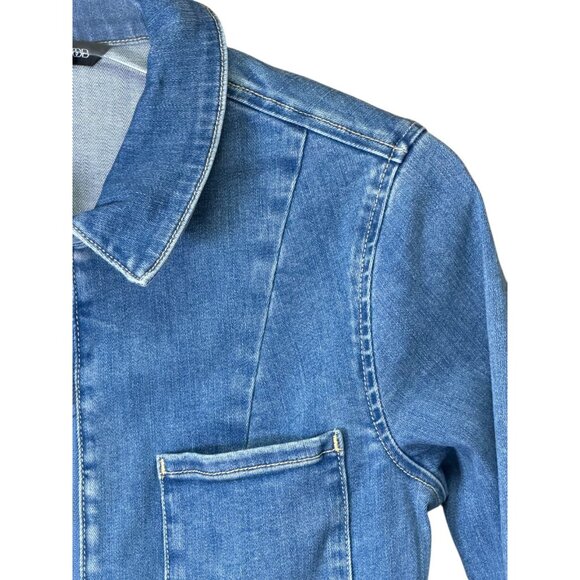 Free People x Driftwood Neptune Embroidered Denim Jumpsuit XS - Picture 8 of 16